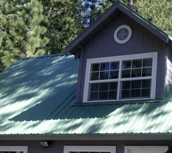 Metal roof by Bill Wright, Truckee Roofing Contractor Metal roof by Bill Wright, Truckee Roofing Contractor